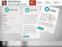 Tablet Screenshot of jamestowncoc.com